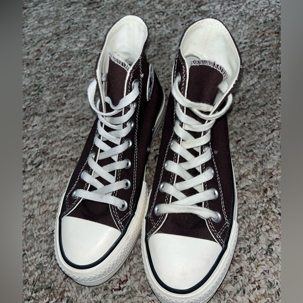 Brown chunky vans